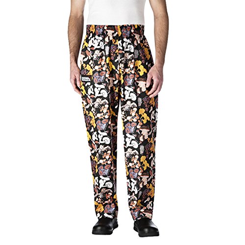 Chefwear 3500-13 Men's Ultimate Chef Pant M Mushrooms