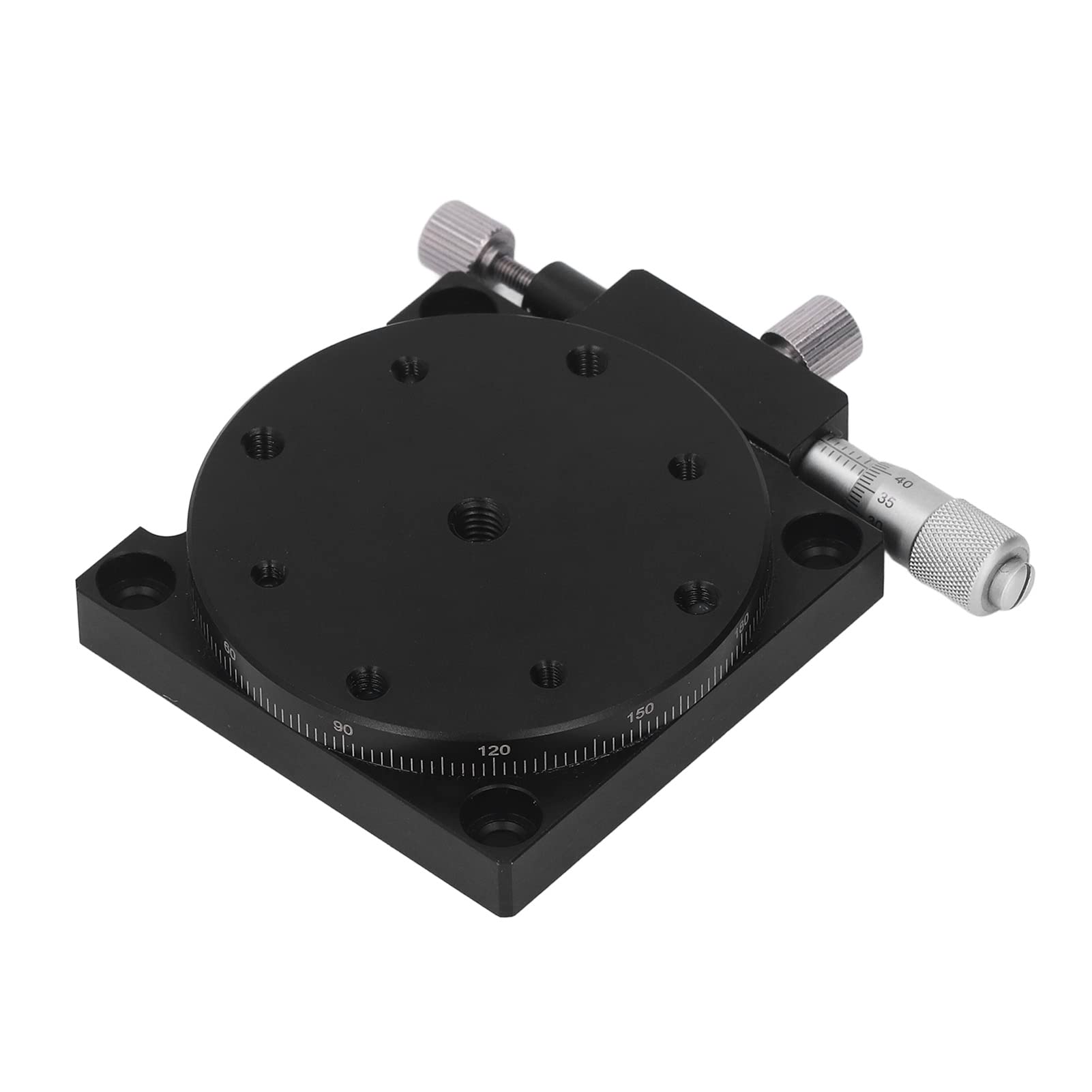 Plataforma Deslizante de Ejes R Plataforma Deslizante de Ejes R de Aluminio Etapa de Posicionamiento Lineal Manual Etapa Lineal Giratoria de Aleación Mesa Deslizante de Rotación
