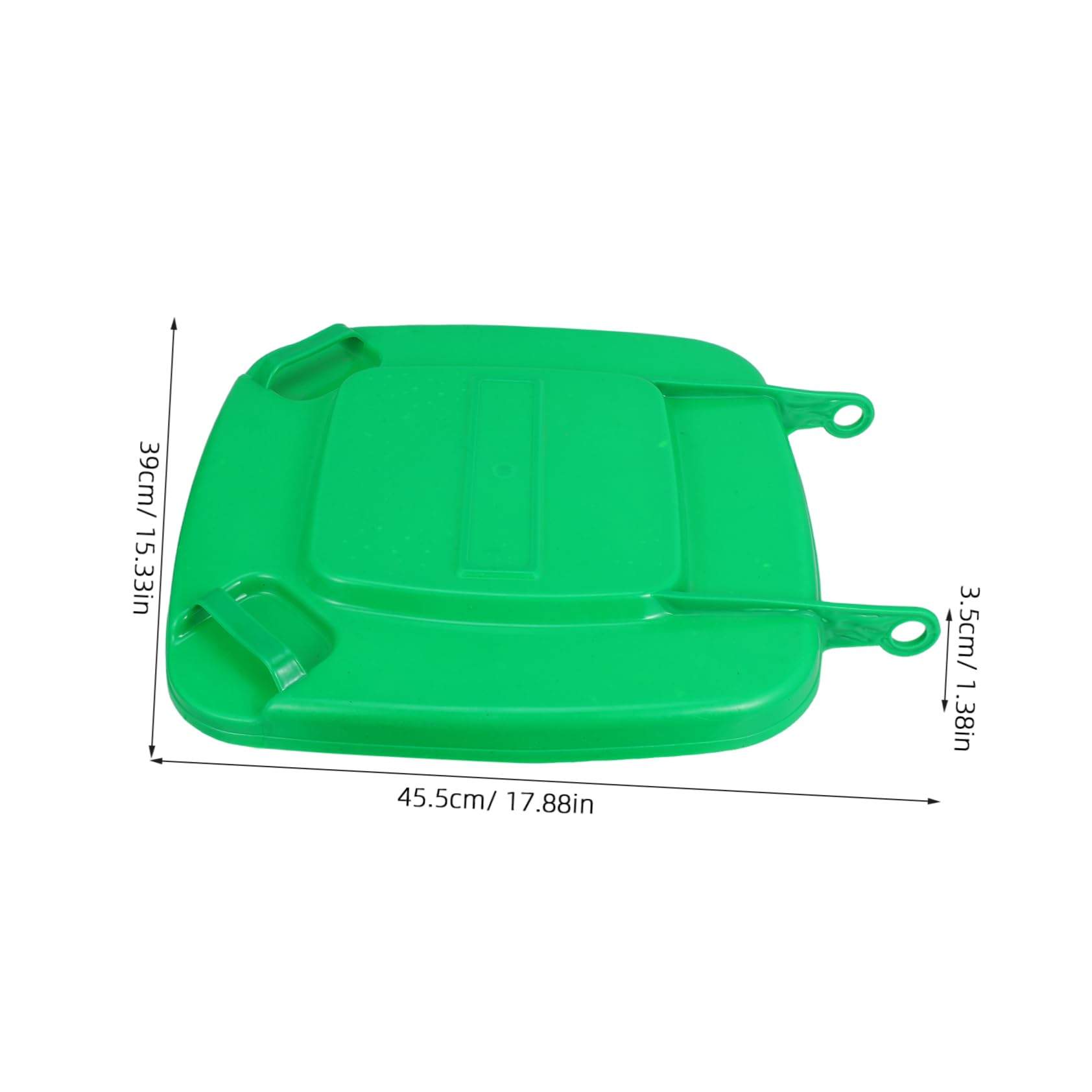 Cabilock 1 Set Outdoor Trash Can Lid Trash Bin Trash Can Lids Replacements Garbage Can Covers for outside Trash Can Swing Flap Lid Trash Can Accessories Trashcan Cover Shafts Plastic Green