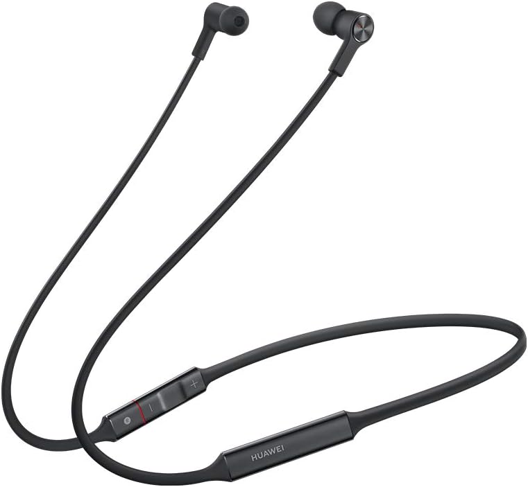 HUAWEI FreeLace CM70-C Wireless Earphones โ Genuine Bluetooth In-Ear Headphones โ 18 Hours of Listening, IPX5 Rated Rain/Sweat Proof - Graphite Black