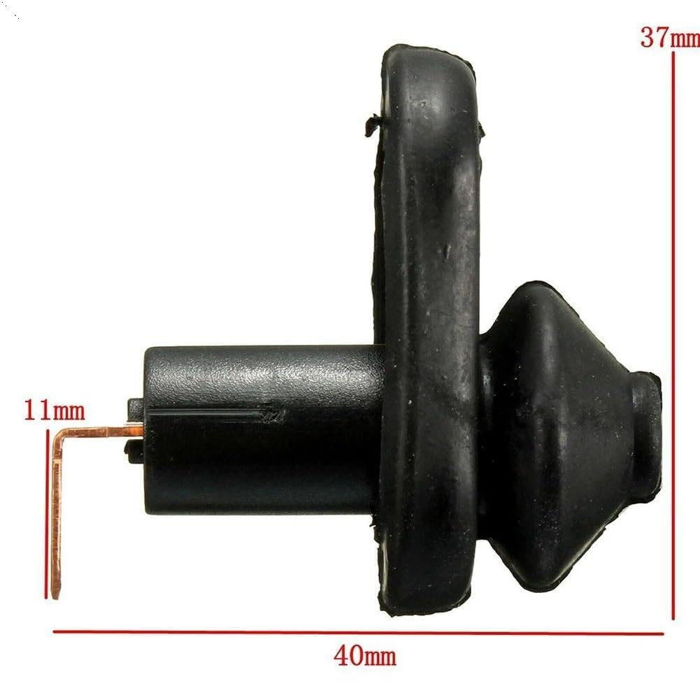 4Pcs Universal Black Car Interior Door Light Lamp Switch Vehicle Button Door Switch Light