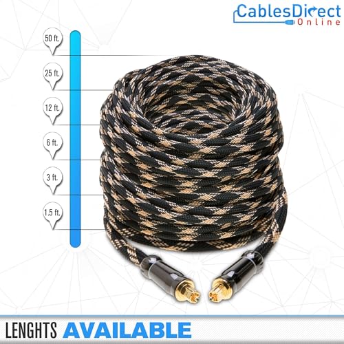 Cable de audio digital Toslink S/PDIF macho a macho compatible con Dolby y DTS 4
