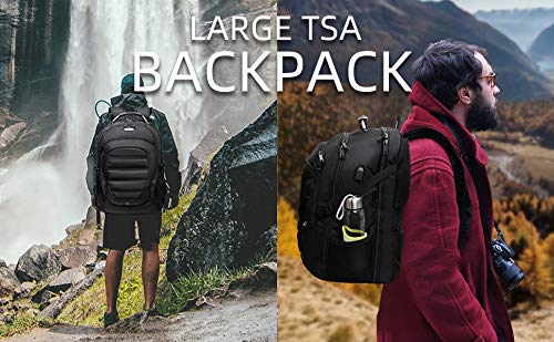 FREEBIZ Laptop Backpack 19 Inches computer Bag 50 L Large Travel backpack with USB Charging Port