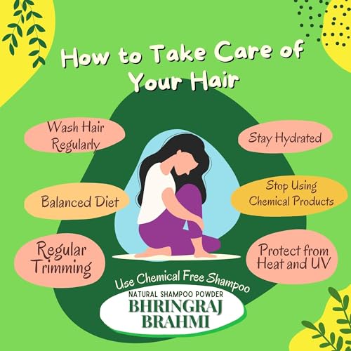 HerbtoniQ Bhringraj Brahmi Shampoo Powder 500g - Image 5