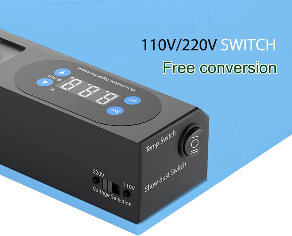 hanchen cpb heating pad with built in lamp lcd screen separator machine heating separator pad heating plate for ipad iphone smartphone screen repairi