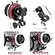 FOTGA Mini Follow Focus mit A/B Stops & 15mm Stabklemme, Zahnkranzriemen & Verlängerungsarm KIT für DSLR/Spiegellose Kamera, Kamerakäfig Rig