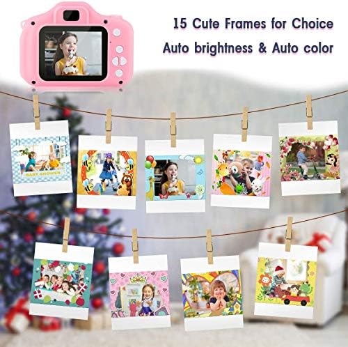 Nynicorny Kids Camera, Children Digital Cameras 2.0 Inch with 32GB TF Card 5MP HD 1080P HD Video USB Rechargeable Shockproof & Anti-Drop Outdoor Toy for 3-12 Years Old Boys&Girls