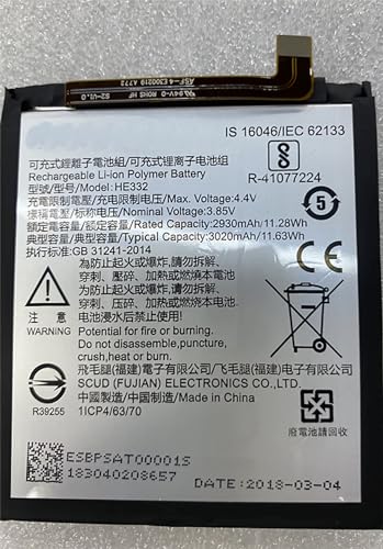 HE332 3020mAh/11.63Wh�݊� �Ή�Sharp S2 FS8016 8010 8018 Z2 S3MINI HE332�C�������p9a-sj151