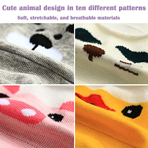 10-Pack Women Cute No Show Liner Socks For Flats Slip On Shoes Invisible Hidden Low Profile For Boat Shoe 9-11 #TOP3