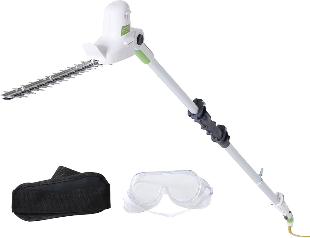 Amazon | 山善(YAMAZEN) 高枝ガーデンポールトリマー AC電源 着脱式