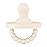 Ryan & Rose Cutie PAT Pacifier Teether (Flat, Ivory)