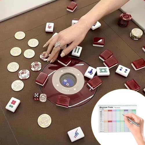 50 Hojas Mexican Train Score Pads para Juego de Domino miniatura 7