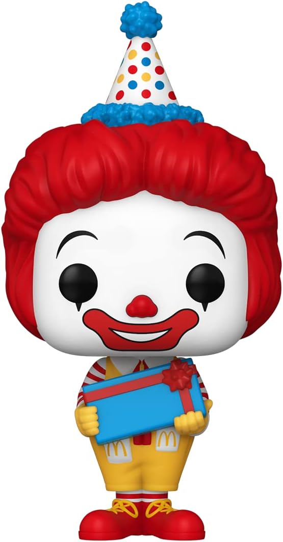 Funko POP! Ad Icons: McDonalds - Birthday Ronald McDonald - Collectable Vinyl Figure - Gift Idea - Official Merchandise - for Kids & Adults - Ad Icons Fans - Model Figure for Collectors