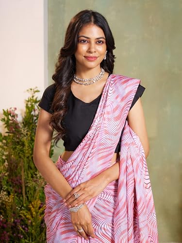 Image of Garden Vareli Art Silk Abstract Printed Saree