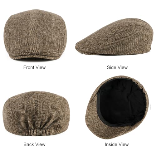 Image of STARANCE Men Wool Newsboy Cap