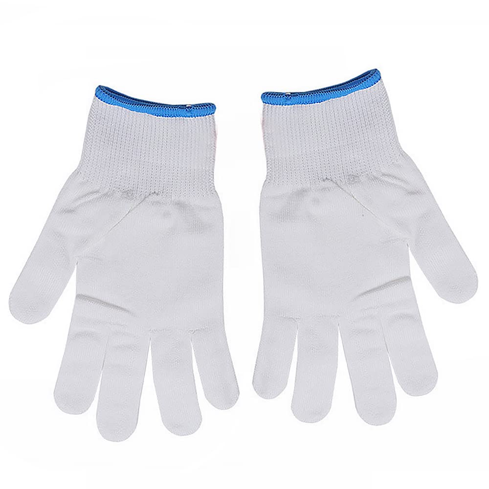 Lot de 5 paires de gants résistants aux coupures, pour homme et femme, en fil Hdpe - Gants de travail respirants - Résistants à l'abrasion pour le jardinage, l'entrepôt, la construction, l'extérieur