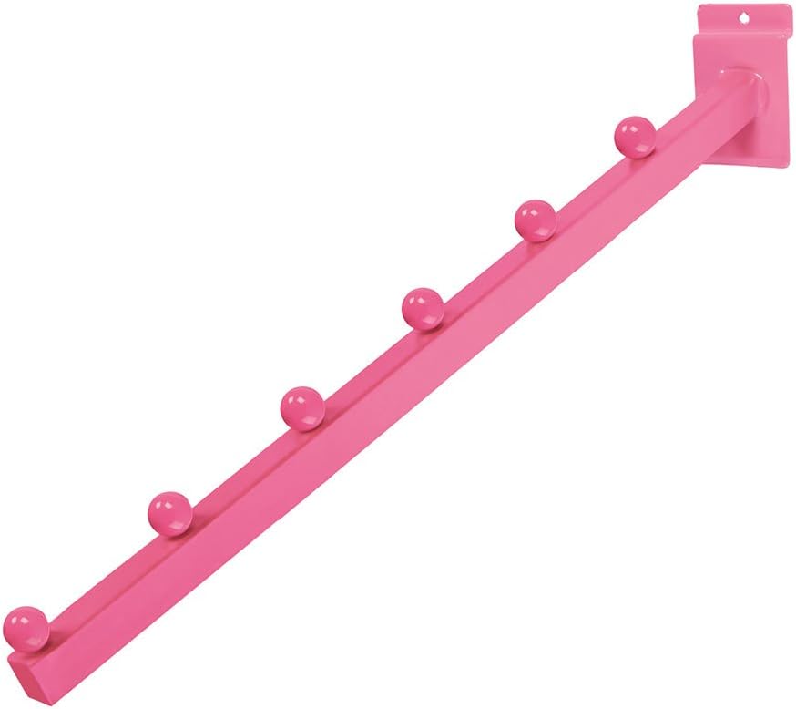 Hot Pink 6-Ball Waterfall for Slatwall - Pack of 10