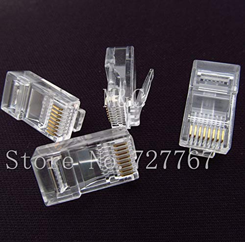 Davitu 1000 RJ45 RJ-45 CAT5 Modular Plug Network Connector 1000pcs/lot