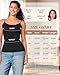 BAMBOO COOL Women's Basic Lingerie Camisole Tank with Adjustable Spaghetti Strap Cute Undershirt 3/4 Pack