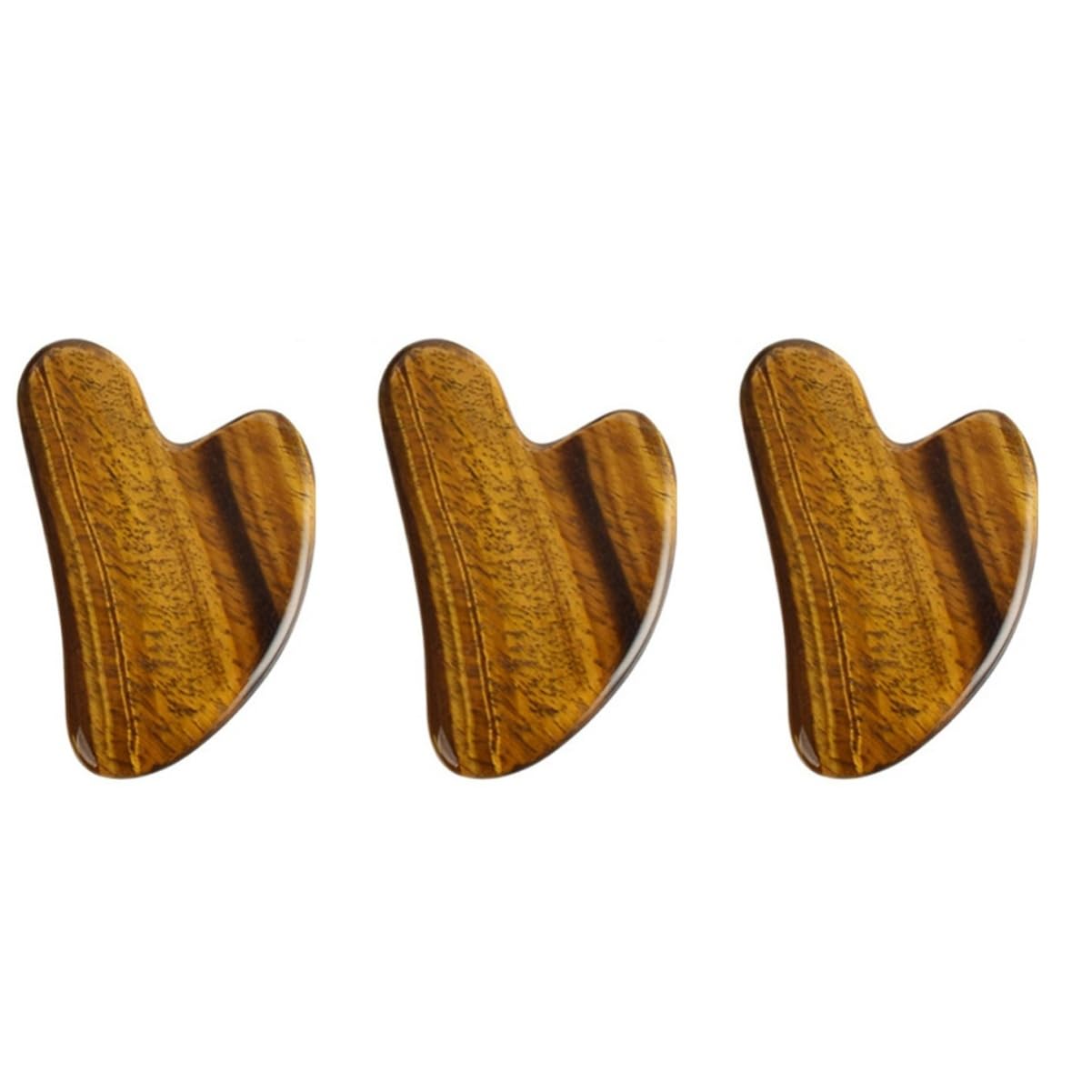 Beavorty 3 Piezas de Tabla para Raspar Los Ojos Herramienta para Puntos Raspador de Masaje Corporal Guasha