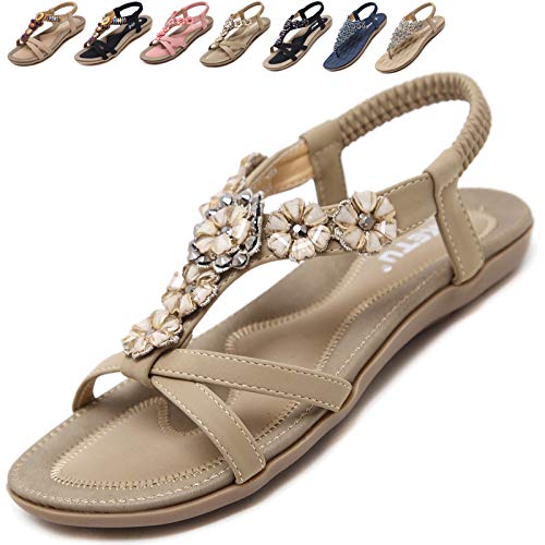 Mules Femme à Paillettes - Semelle épaisse En Liège, Bout Ouvert - Sandales Nu-pieds Pour L'été, Plage, Style Boho