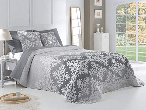 Antilo BOUTI FUNDECO Win Gris Reversible de Verano (Cama 135 (235x270 cm.))