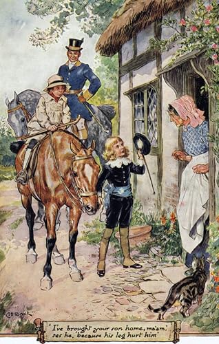 Lienzo de pinturas famosas de Charles Edmund Brock cuadro decorativo 60x90cm