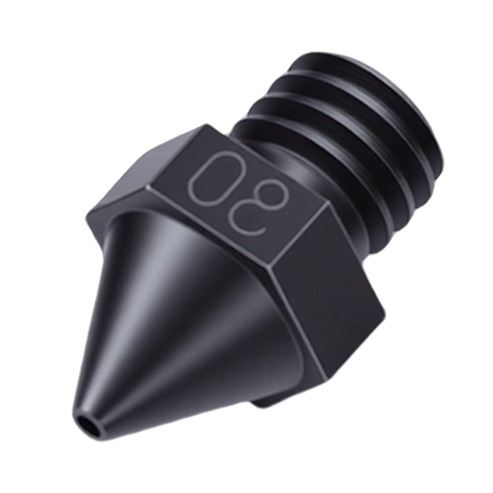 XUMIUZIY 4 Stück 3D-Drucker-Düse aus Gehärtetem Stahl, 0,2 Mm, 0,4 Mm, 0,6, 0,8, Auslaufsicherer 3D-Drucker-Düsenersatz für Raise3D