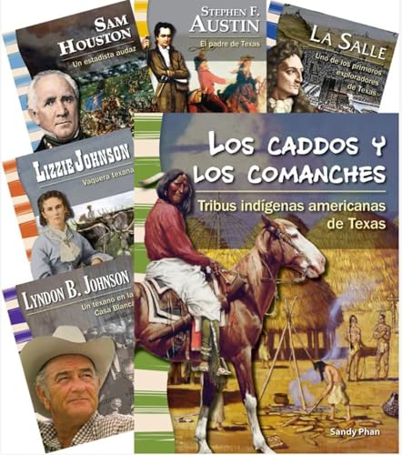 Image of Leaders in Texas History Spanish 8-Book Set