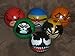 Marvel Buildable - Series 2 - Complete Set of 6 Super Hero Buildables - Vending Machine Toys - Cake Toppers Party Favors - Venom Cyclops Thing Wolverine Daredevil Doctor Doom