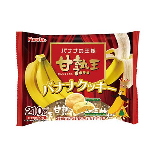 Amazon.co.jp: フルタ製菓 甘熟王バナナクッキー 210g ×12個 : 食品