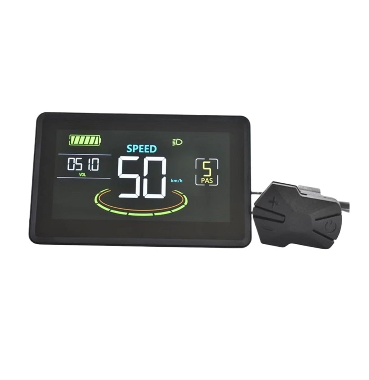 Pantalla para Ebike, Pantalla De Medidor con LCD para Ebike, Control Velocidad, Kit Conversión