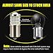 AUXLIGHT 1156 BA15S 1003 1141 7506 1156 LED Bulbs Brilliant Red, Ultra Bright 60-SMD LED Replacement for Brake/Tail Lights, Blinker Lights, Turn Signal/Parking or Running Lights (Pack of 2)