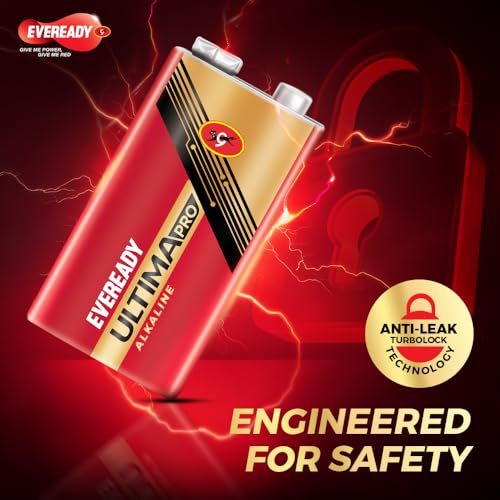 Image of Eveready ALK 9V Ultima Battery (Pack of 12 Strip)