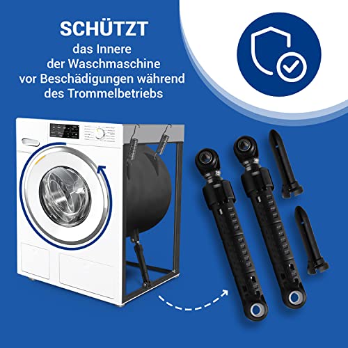 VIOKS 2x Stoßdämpfer Waschmaschine 90N Ersatz für Bosch Siеmens Neff 00448032 Quelle 02200590 Suspa Reibedämpfer - Vibrationsdämpfer Waschmaschine Avantixx Classix Extraklasse Logixx Maxx Siwamat