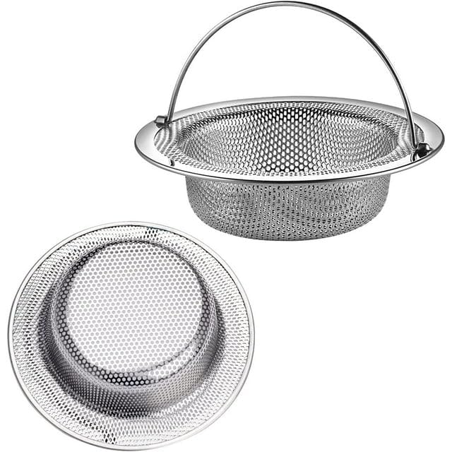 Image of Stainless Steel Kitchen Sink Strainer (NEW Handle Jali 2026)