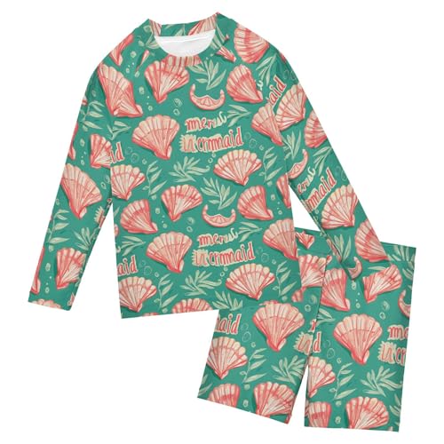 Shell Toddlers and Baby Boys' Swimsuit Trunk and Rashguard Set B0404607