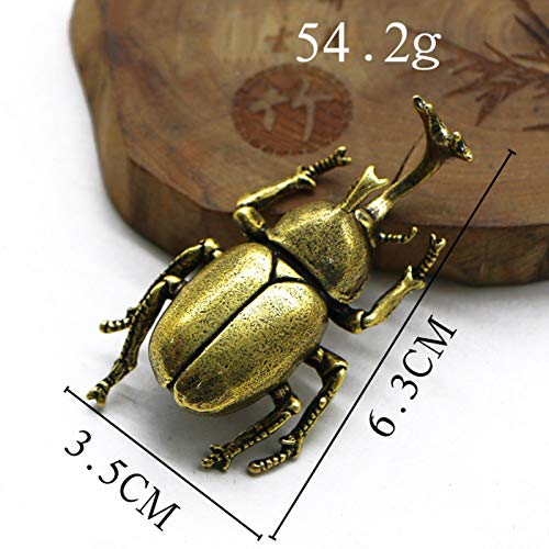 ZHANGJJ 1 Pz Vintage Rame Insetto tè Pet