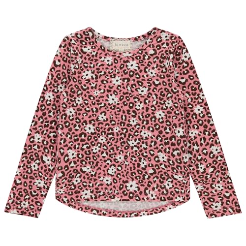 Image of Girls Long Sleeve Fall Graphic Tops, School Sports Tees, 4 Pack Multiple Pattern Tshirts