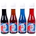 ICEE 4 Pack Slushie Syrups. Genuine ICEE Shaved Ice Snow Cone Syrups including Purple Grape, Cola, Blue Raspberry and Cherry Flavors. 4 x 6.1floz. Perfect For Snow Cones, Slushies, Sodas & Ice Pops.