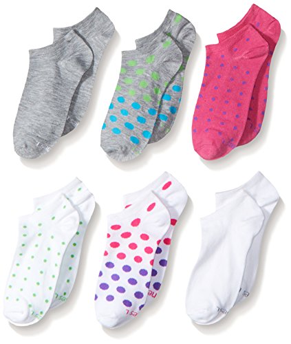 Hanes Girls' Hanes Girls' Premium No Show Socks