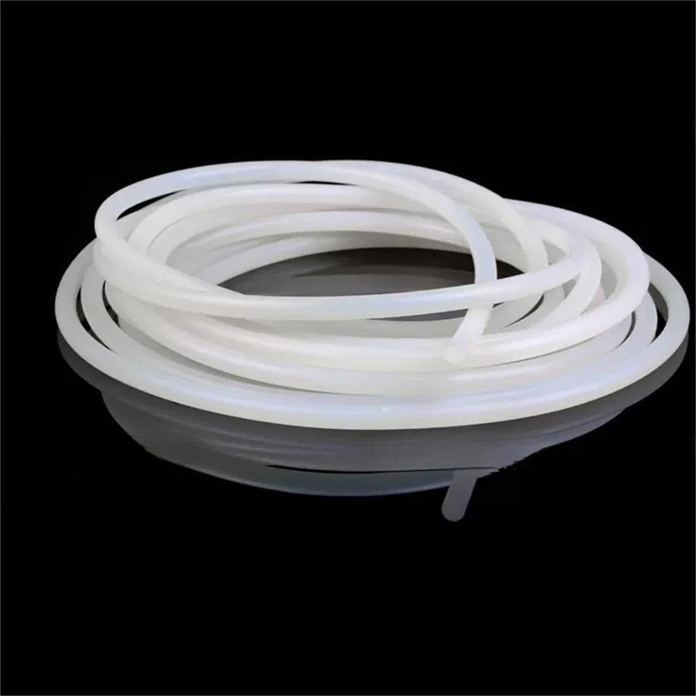 Striscia di guarnizione della porta Cavo in silicone solido bianco da 10 m, diametro 1 mm-25 mm, guarnizione in gomma piena, di tenuta stagna, striscia in, pz