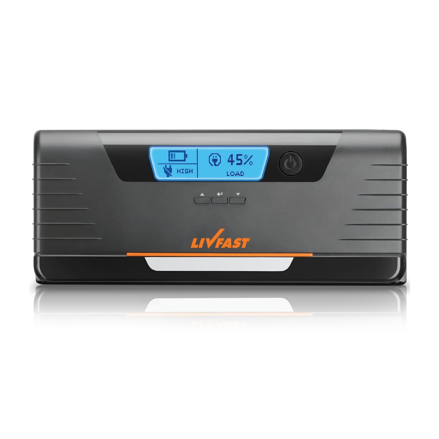 Livfast Smart Flash Pure Sinewave 900VA/12V Inverter with Multi Function LCD Display, Power-Cut Predictor and Smart Mobile App Connectivity |Ideal for Inverter for Home, Office & Shops-image-42
