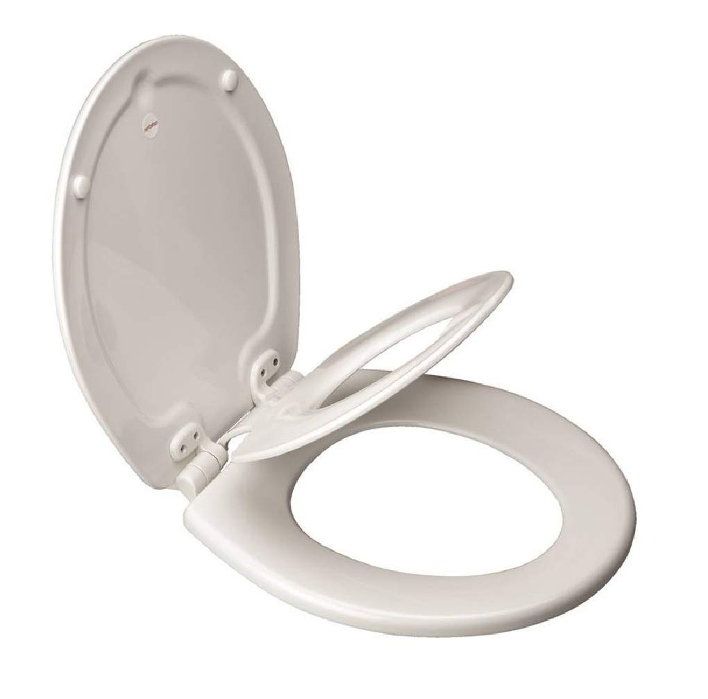 Bemis, Whit 88slow-000 Round Toilet Seat, White