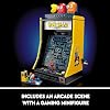Set de construcción LEGO Icons PAC-Man Arcade para adultos - Decoración coleccionable para oficina, estante o dormitorio - Regalos para hombres y mujeres - Con manija móvil para recrear el juego - 10323 6