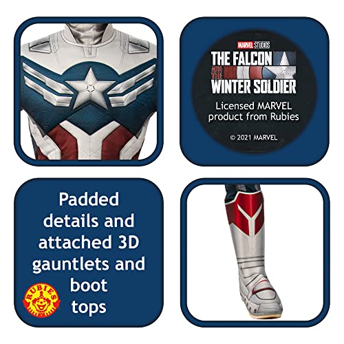 Disfraz deluxe Captain America para niño Marvel miniatura 4
