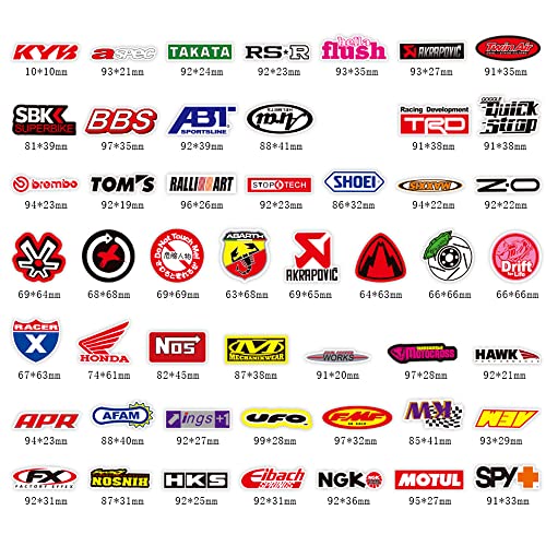 100 peças/pacote de adesivos de motocicletas de motocross da moda sujeira bicicleta supercross sem r