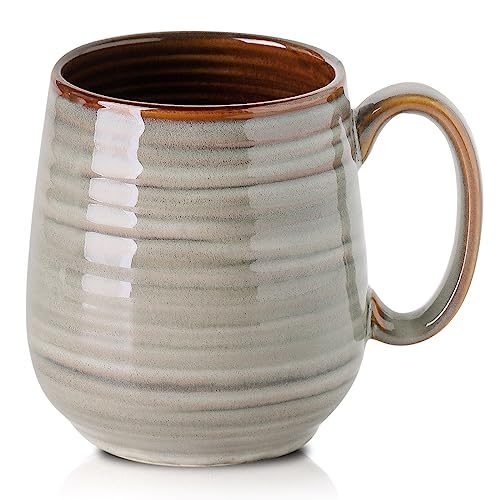 Hasense Coffee Mug, 20 oz Large Ceramic Latte Cup with Big Handle...