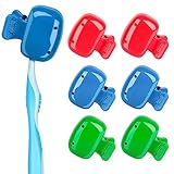 Waenerec 6 Pack Toothbrush Covers Portable Toothbrush Protector Coverings Clips Tooth Brush Storage Head Cover Cap for Kids Bathroom Home Travel...