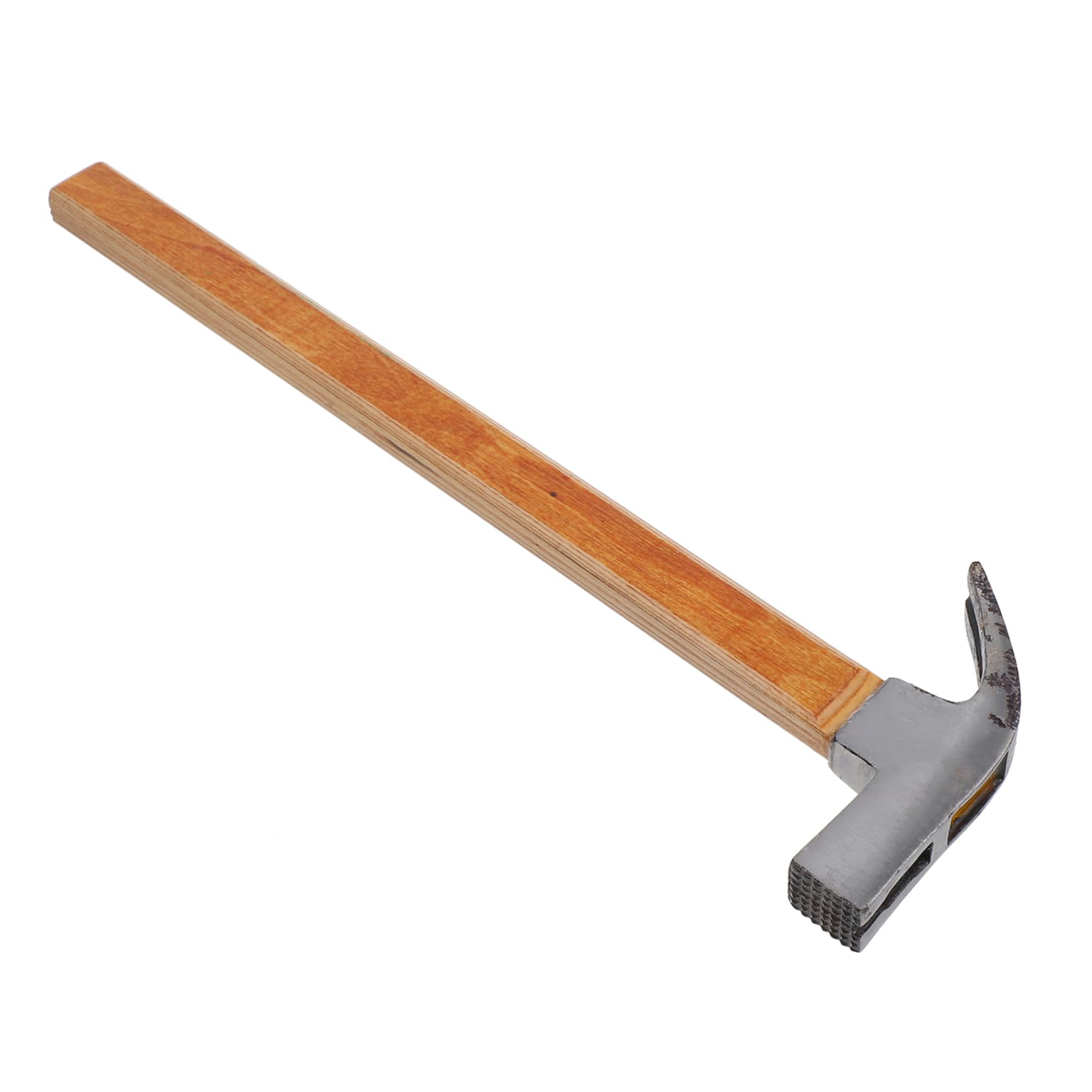 PRETYZOOM 1PC Compressed Wood Handle Pulling Nail Hammer Slip Multifunctional Claw Hammer for Household and Factory Use Design with Special Horns for Quick Nail Removal